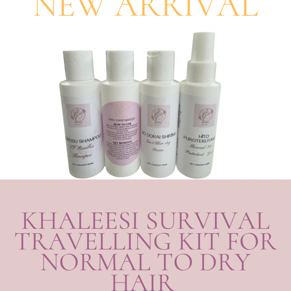 Khaleesi Survival Travel kit(Normal to Dry hair)
